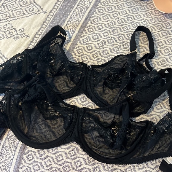 Wacoal Sheer Enough Underwire Bra 855253 Black* 2️⃣👙Included - Picture 11 of 13